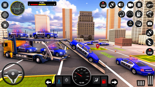 اسکرین شات 2 بازی Police Car Transport Truck