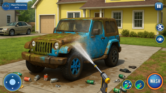 اسکرین شات 1 بازی Car Wash Game: Car Makeover