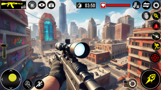 اسکرین شات بازی Sniper Gun Games- FPS Shooting 5