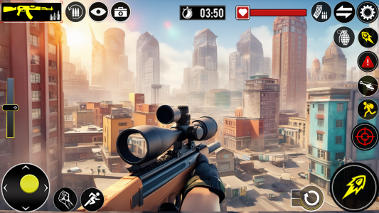 اسکرین شات بازی Sniper Gun Games- FPS Shooting 2