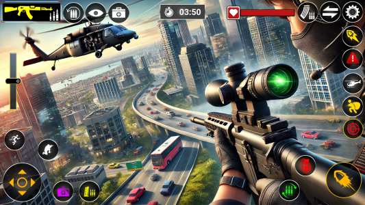 اسکرین شات 1 بازی Sniper Gun Games- FPS Shooting