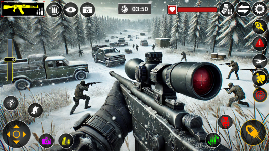 اسکرین شات 3 بازی Sniper Gun Games- FPS Shooting