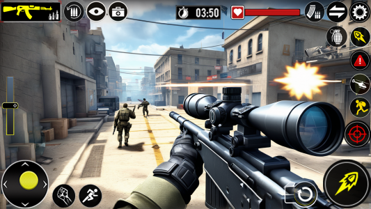 اسکرین شات بازی Sniper Gun Games- FPS Shooting 6