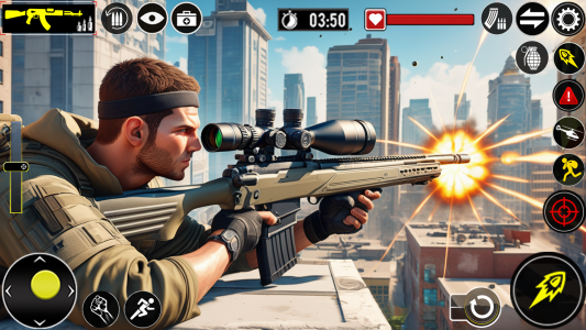 اسکرین شات بازی Sniper Gun Games- FPS Shooting 4