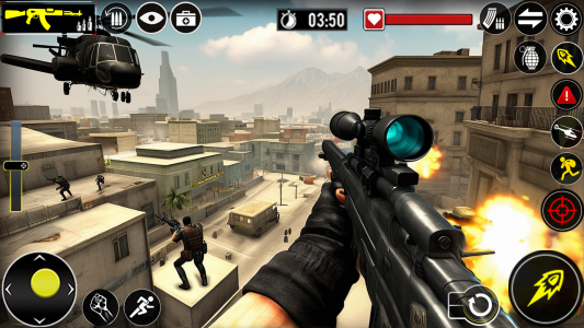 اسکرین شات بازی Sniper Gun Games- FPS Shooting 1