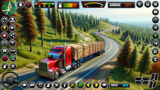 اسکرین شات بازی Truck Simulator: Driving Games 1