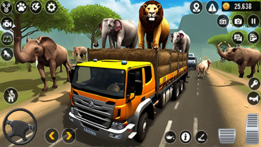 اسکرین شات بازی Wild Animals Truck Transporter 8