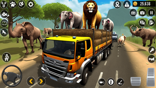 اسکرین شات 8 بازی Truck Driving Animal Transport