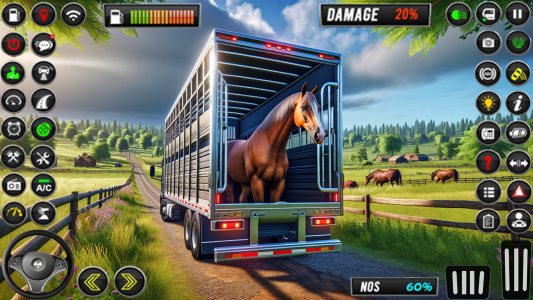 اسکرین شات 1 بازی Truck Driving Animal Transport