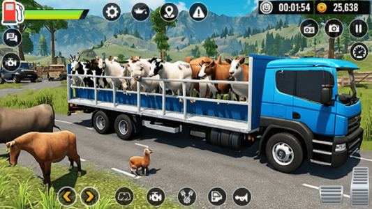 اسکرین شات بازی Wild Animals Truck Transporter 2