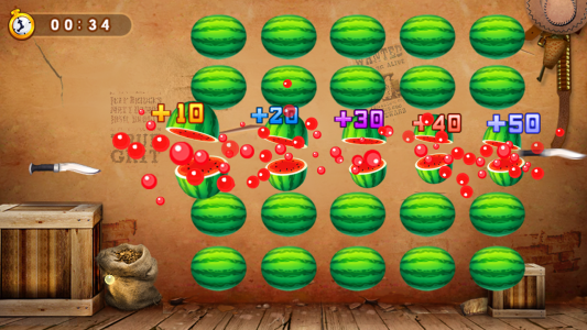 اسکرین شات 3 بازی Fruits Cut