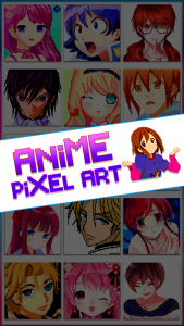 اسکرین شات 7 برنامه Anime Manga Pixel Art Coloring