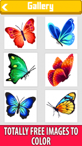 اسکرین شات برنامه Butterfly Color by Number - Pixel Art Sandbox Draw 1