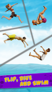 اسکرین شات بازی Cliff Flip Diving 3D Flip 4
