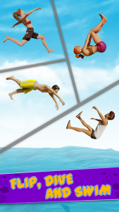 اسکرین شات بازی Cliff Flip Diving 3D Flip 3