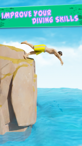 اسکرین شات بازی Cliff Flip Diving 3D Flip 6