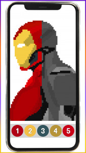 اسکرین شات برنامه Pixel Art Book Color by Number 8