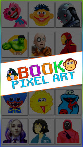 اسکرین شات برنامه Pixel Art Book Color by Number 7