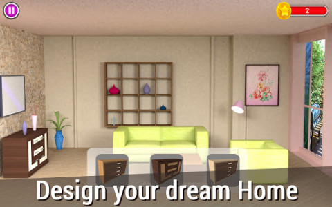 اسکرین شات برنامه Design My Home 3D - House Flipper, Color by Number 1