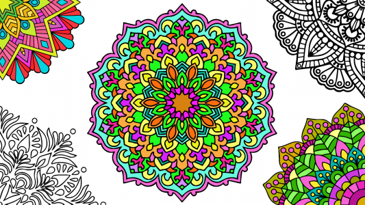اسکرین شات برنامه Mandala Color by Number Book 5