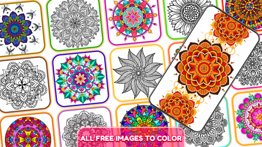 اسکرین شات برنامه Mandala Color by Number Book 3