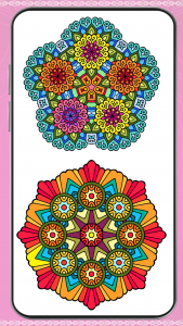 اسکرین شات برنامه Mandala Color by Number Book 3