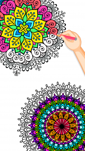 اسکرین شات برنامه Mandala Color by Number Book 1