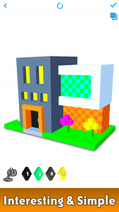 اسکرین شات برنامه Modern Houses Voxel Coloring 2