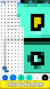 اسکرین شات برنامه Robots Color by Number: Pixel Art,Draw Pixel Paint 8