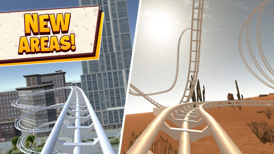 اسکرین شات بازی VR Roller Coaster Crazy Rider 2
