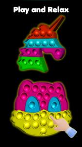 اسکرین شات 6 بازی Pop It Glow Antistress Fidgets