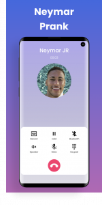 اسکرین شات 5 برنامه Neymar Fake Video Call & Prank