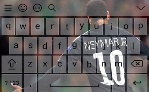 اسکرین شات برنامه Neymar Jr Keyboard Theme 2023 3