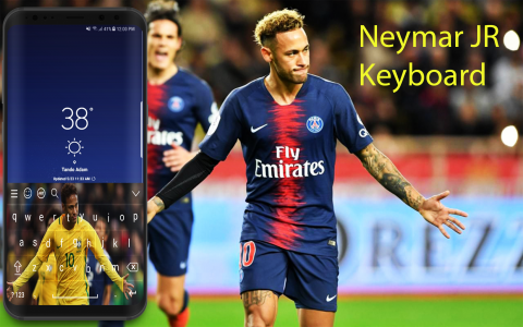 اسکرین شات برنامه Neymar Jr Keyboard Theme 2023 1