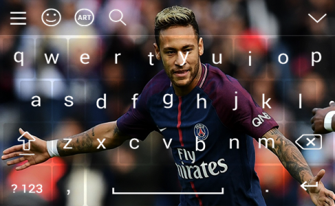 اسکرین شات برنامه Neymar Jr Keyboard Theme 2023 4