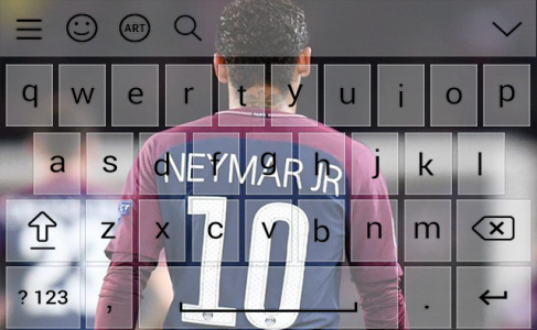 اسکرین شات برنامه Neymar Jr Keyboard Theme 2023 5
