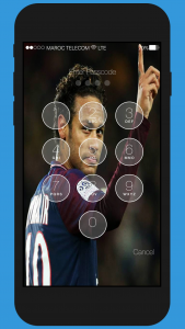 اسکرین شات برنامه LockScreen For Neymar JR 3
