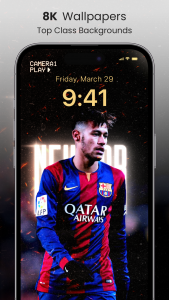 اسکرین شات برنامه Neymar Wallpaper HD 4K Fondos 6