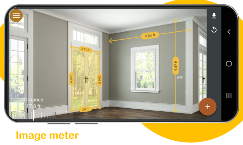 اسکرین شات 4 برنامه Distance Meter