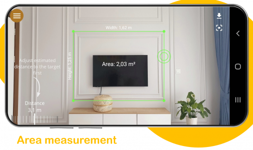 اسکرین شات برنامه Distance Meter 6