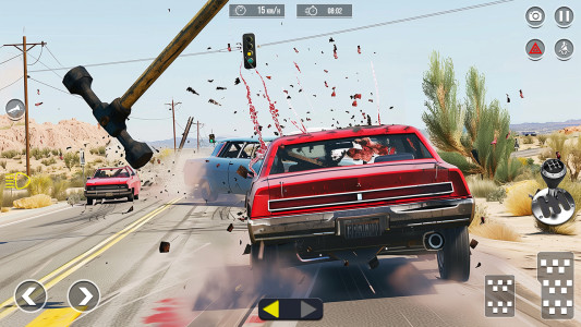 اسکرین شات 2 بازی Crazy Car Crash Simulator Game