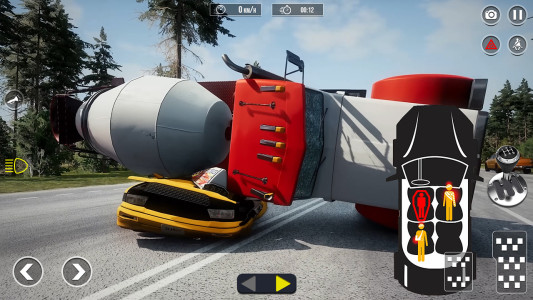 اسکرین شات 4 بازی Crazy Car Crash Simulator Game
