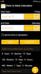 اسکرین شات برنامه Age Calculator 6