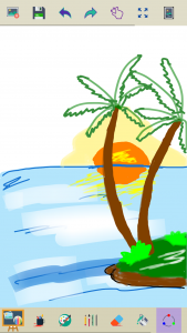 اسکرین شات 2 برنامه Kids Paint