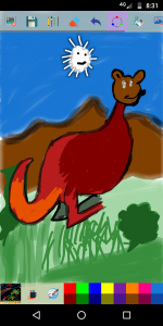 اسکرین شات 2 برنامه Magic Slate - Color & Draw