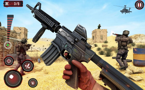اسکرین شات برنامه FPS Gun strike Secret Mission -Free Shooting Games 4