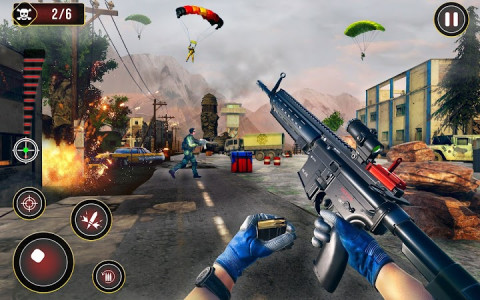 اسکرین شات برنامه FPS Gun strike Secret Mission -Free Shooting Games 2