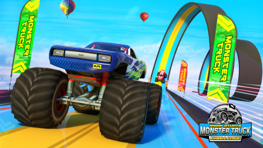 اسکرین شات برنامه Monster Truck Stunts Car Games 2