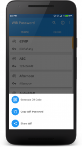 اسکرین شات برنامه Wifi Password Recovery 6