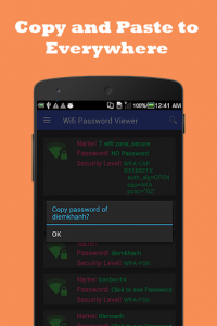 اسکرین شات برنامه Wifi Password Viewer Free 4